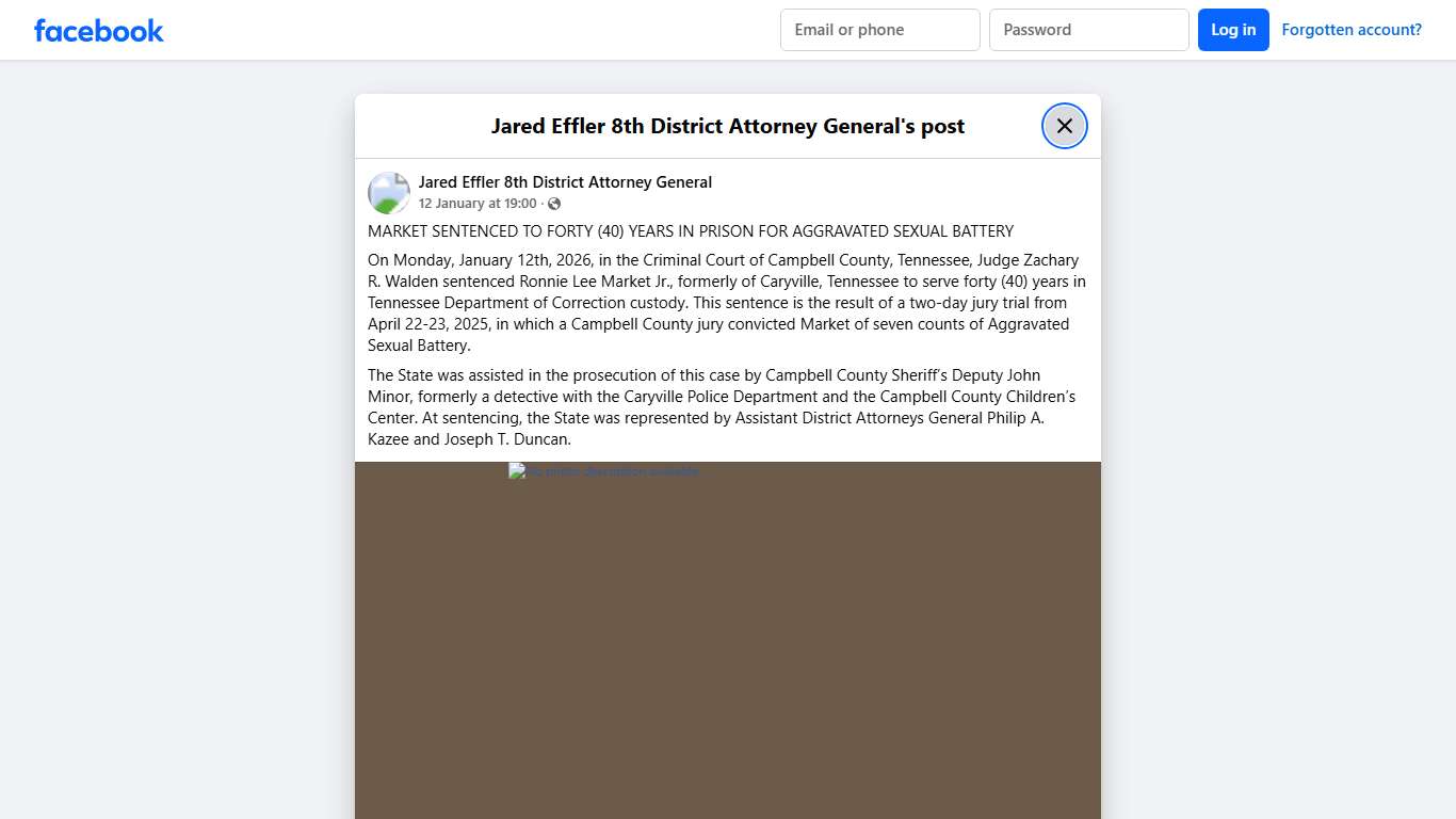 MARKET... - Jared Effler 8th District Attorney General | Facebook